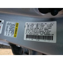 2012 ACURA TL