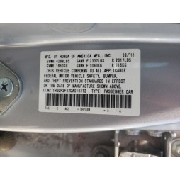 2012 HONDA ACCORD SE