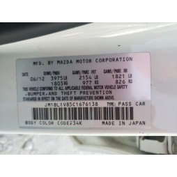 2012 MAZDA 3 I