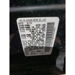 2012 NISSAN ROGUE S