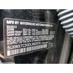 2013 BMW X3 XDRIVE35I