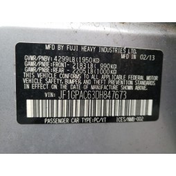 2013 SUBARU IMPREZA PREMIUM