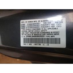 2014 HONDA ODYSSEY EXL