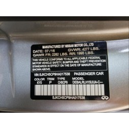 2017 INFINITI QX30 BASE