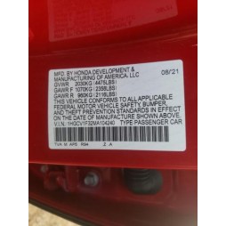 2021 HONDA ACCORD SPORT