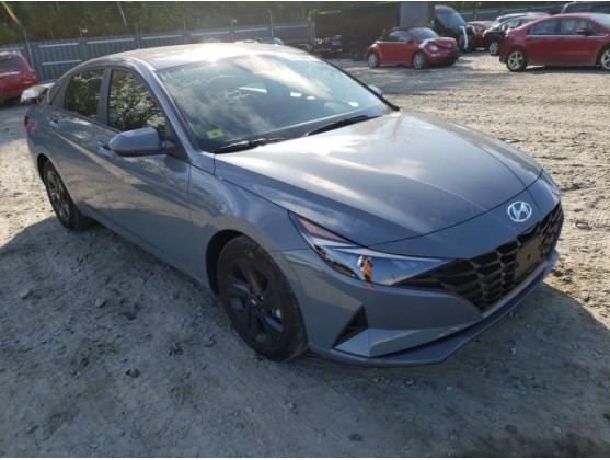 2021 HYUNDAI ELANTRA BLUE