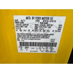 2011 FORD F150 SUPER CAB