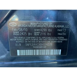 2011 HYUNDAI SONATA GLS