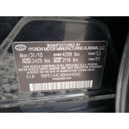 2011 HYUNDAI SONATA SE