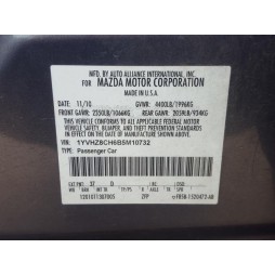 2011 MAZDA 6 I