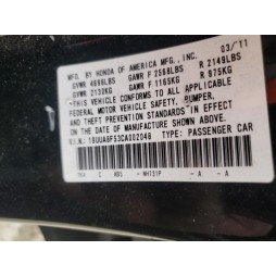 2012 ACURA TL
