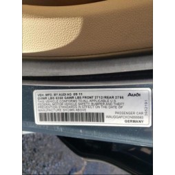 2012 AUDI A6 PREMIUM PLUS