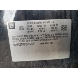 2012 CHEVROLET CRUZE LS