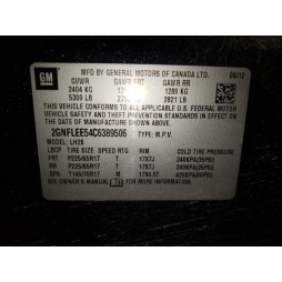 2012 CHEVROLET EQUINOX LT