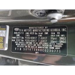 2012 KIA SORENTO BASE