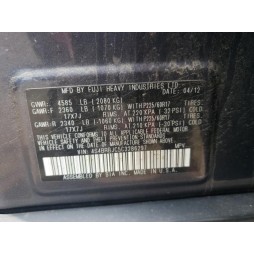 2012 SUBARU OUTBACK 2.5I LIMITED