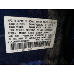 2013 HONDA FIT SPORT