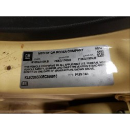 2014 CHEVROLET SPARK 1LT