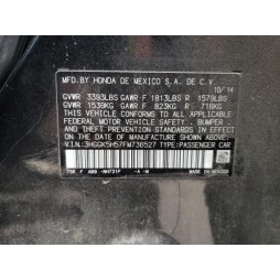 2015 HONDA FIT LX