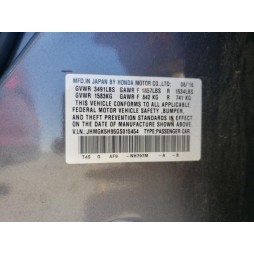 2016 HONDA FIT EX