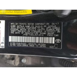 2018 TOYOTA CAMRY L