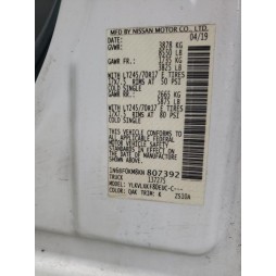 2019 NISSAN NV 1500 S