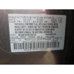 2019 NISSAN SENTRA S