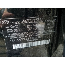 2020 HYUNDAI ELANTRA SEL